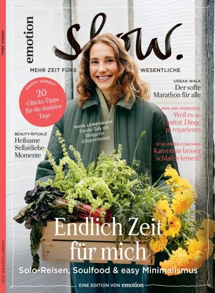 Emotion Slow – Herbst-Winter 2025 Cover