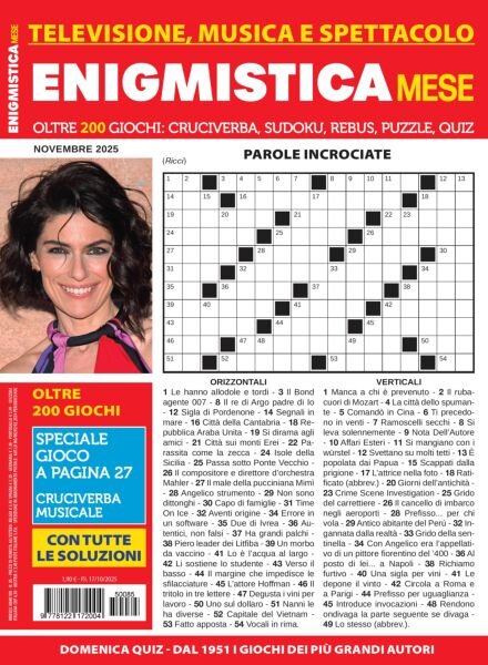 Enigmistica Mese – Novembre 2025 Cover