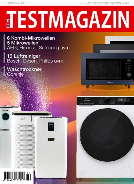 ETM Testmagazin – Oktober 2025 Cover