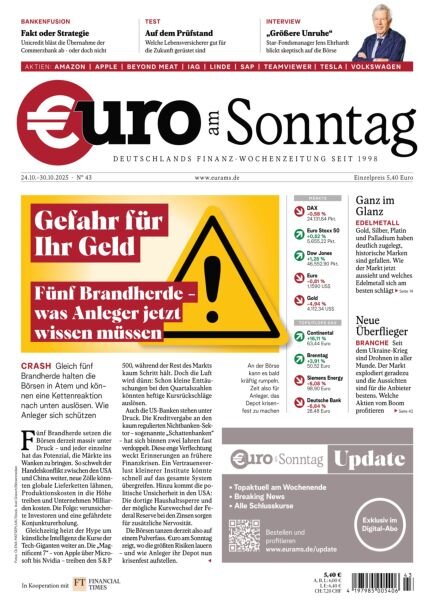 Euro am Sonntag – 24 Oktober 2025 Cover