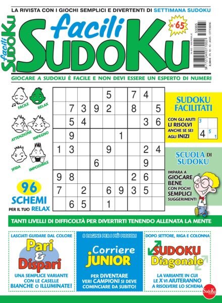 Facili Sudoku – Ottobre 2025 Cover