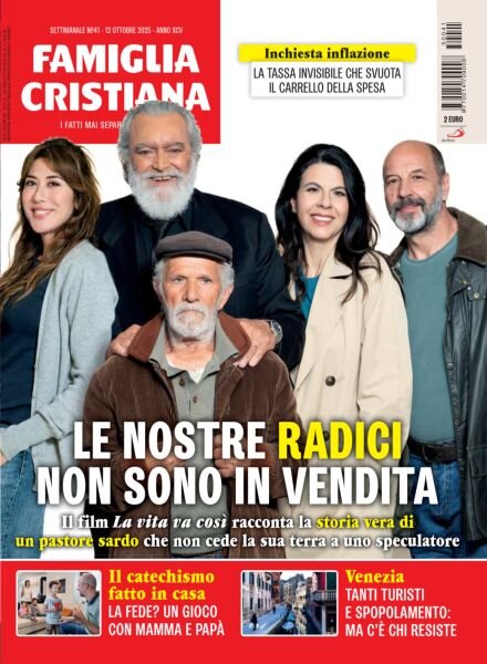 Famiglia Cristiana – 12 Ottobre 2025 Cover