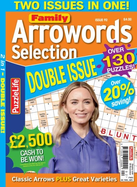 Family Arrowords Selection – September 2025 Cover