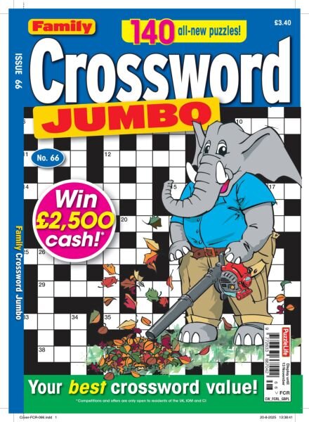 Family Crossword Jumbo – October 2025 Cover
