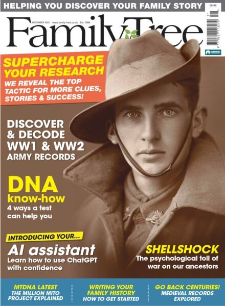 Family Tree UK – November 2025 Cover