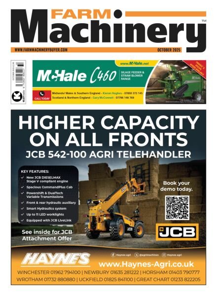 Farm Machinery – October 2025 Cover