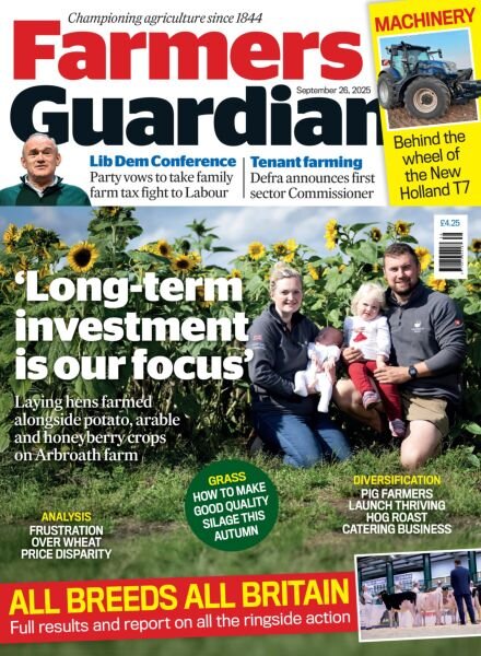 Farmers Guardian – 26 September 2025 Cover