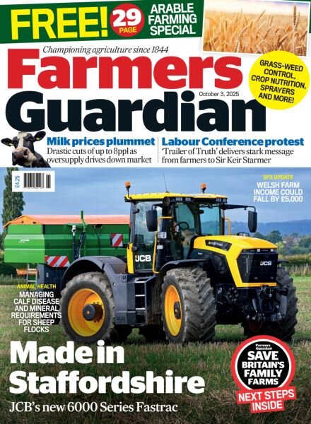Farmers Guardian – 3 October 2025 Cover