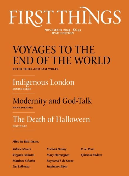First Things – November 2025 Cover