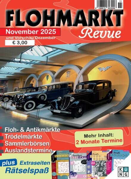 Flohmarkt Revue – November 2025 Cover