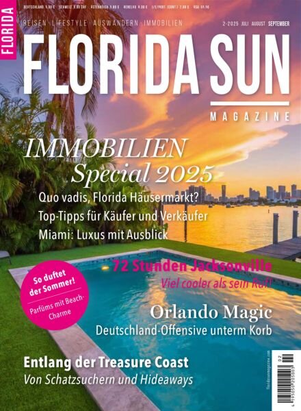 Florida Sun – Nr 2 Juli-August-September 2025 Cover