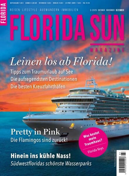 Florida Sun – Nr 3 Oktober-November-Dezember 2025 Cover