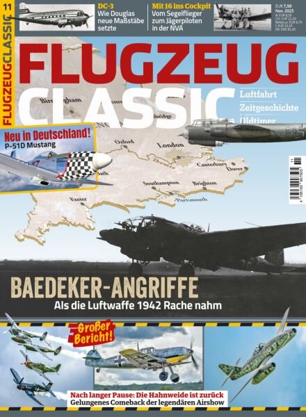 Flugzeug Classic – November 2025 Cover