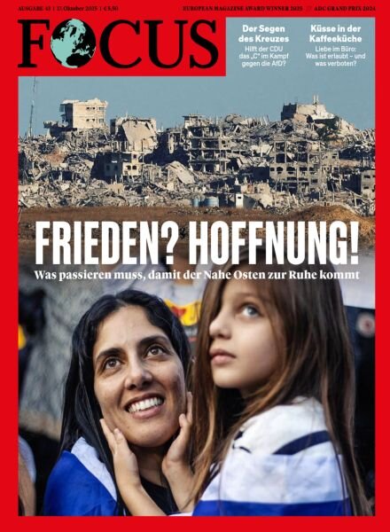 FOCUS – 17 Oktober 2025 Cover