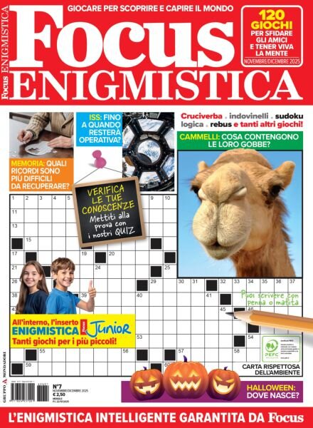 Focus Enigmistica – Novembre-Dicembre 2025 Cover
