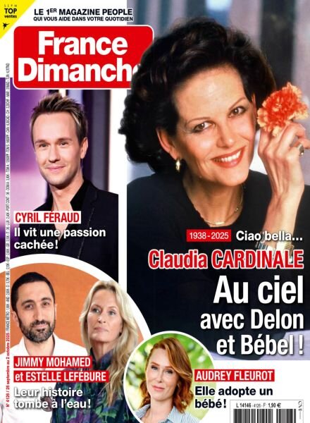 France Dimanche – 26 Septembre 2025 Cover