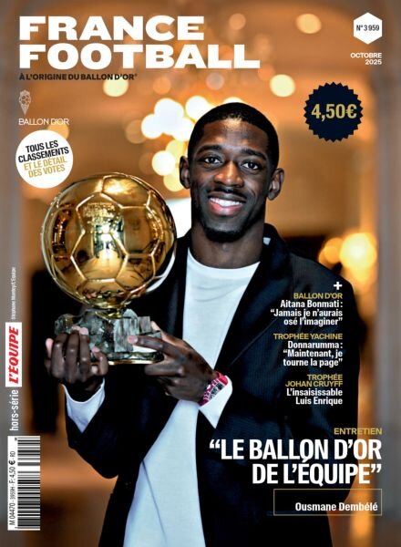 France Football – Octobre 2025 Cover