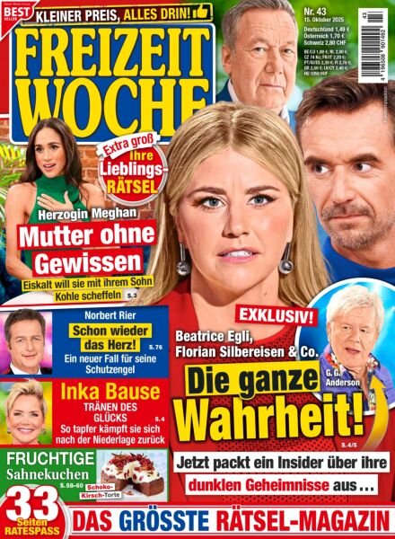 Freizeitwoche – 15 Oktober 2025 Cover