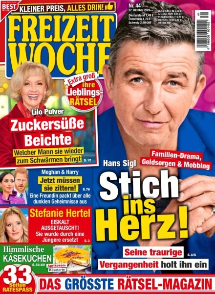 Freizeitwoche – 22 Oktober 2025 Cover