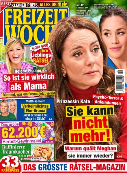 Freizeitwoche – 8 Oktober 2025 Cover