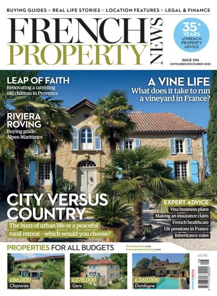 French Property News – November-December 2025 Cover