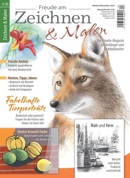 Freude am Zeichnen & Malen – Oktober-November 2025 Cover
