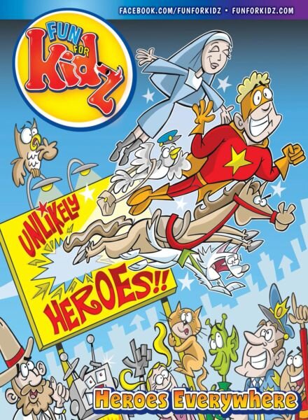 Fun For Kidz Magazine – Heroes Everywhere – October 2025 Cover