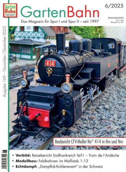 GartenBahn – November-Dezember 2025 Cover