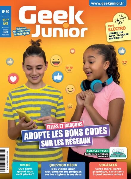 Geek Junior – Octobre 2025 Cover