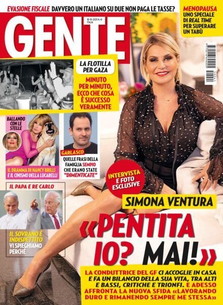 Gente Italia – 18 Ottobre 2025 Cover