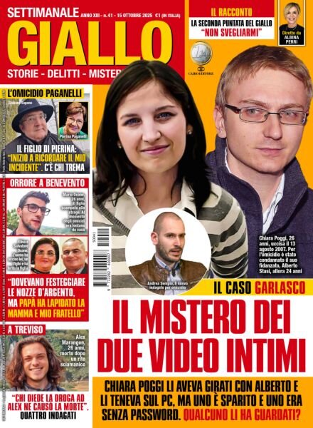 Giallo – 15 Ottobre 2025 Cover