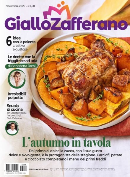 Giallo Zafferano – Novembre 2025 Cover