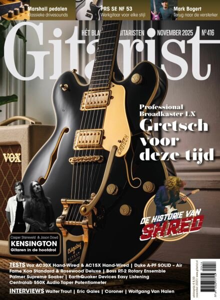 Gitarist Netherlands – November 2025 Cover