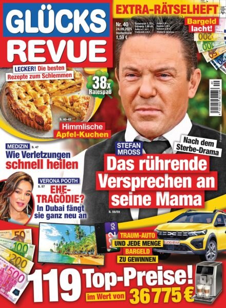 Glucks Revue – 23 September 2025 Cover