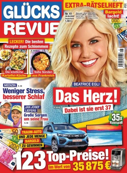 Glucks Revue – 29 September 2025 Cover