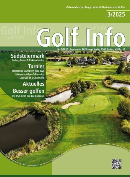 Golf Info – September 2025 Cover