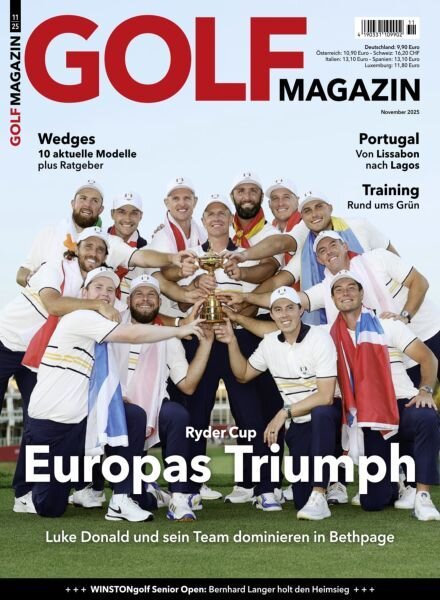 Golf Magazin – November 2025 Cover
