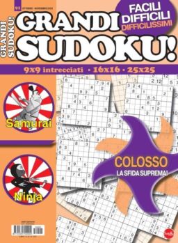 Grandi Sudoku – Ottobre-Novembre 2025