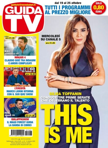 GuidaTV – 14 Ottobre 2025 Cover