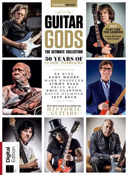 Guitarist Presents – Guitar Gods – 10th Edition – October 2025 Cover