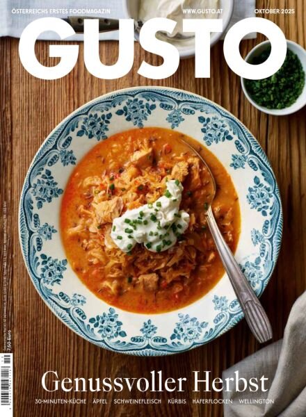 Gusto Magazin – Oktober 2025 Cover