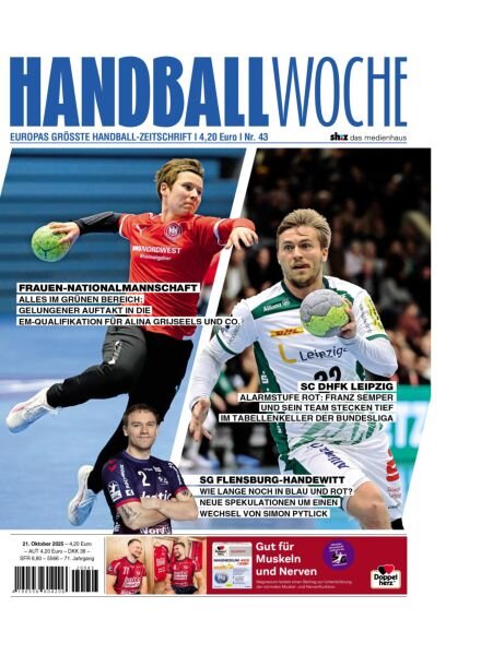 Handballwoche – 21 Oktober 2025 Cover