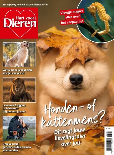 Hart voor Dieren – September 2025 Cover