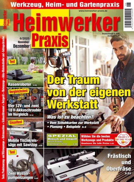 Heimwerker Praxis – November-Dezember 2025 Cover