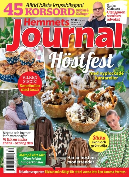 Hemmets Journal – 1 Oktober 2025 Cover