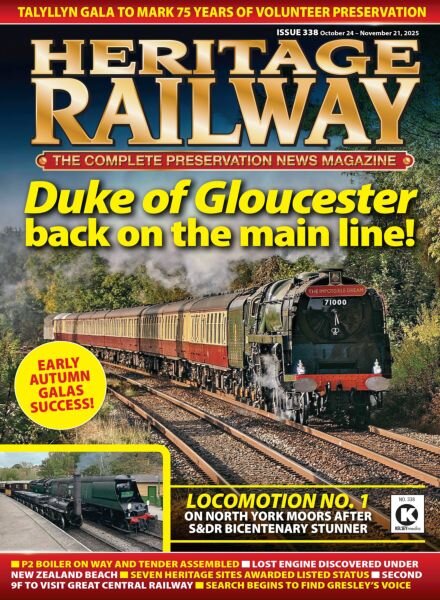 Heritage Railway – October 24 2025 Cover