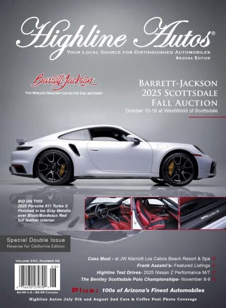 Highline Autos – Volume XXII Number 6 2025 Cover