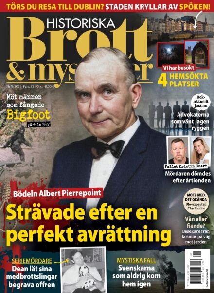 Historiska Brott & Mysterier – Oktober 2025 Cover