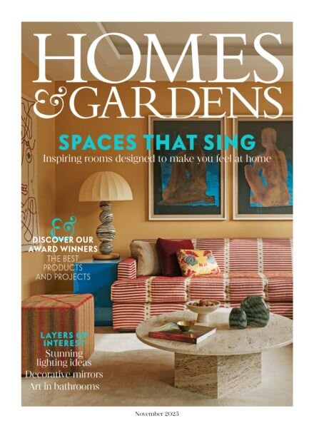 Homes & Gardens UK – November 2025 Cover