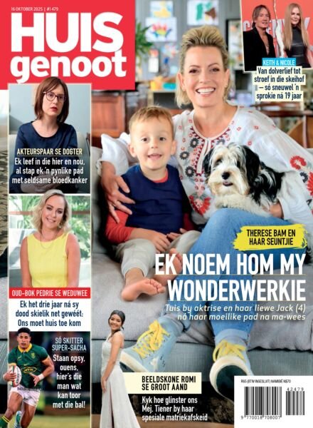 Huisgenoot – 16 October 2025 Cover